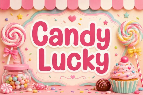 Candy Lucky Font - Featured Image