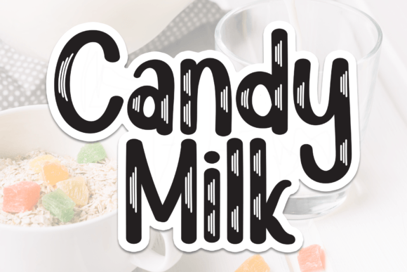 Candy Milk Font - Featured Image