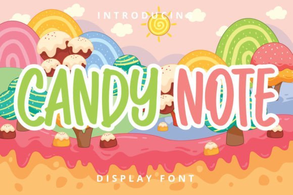 Candy Note Font - Featured Image