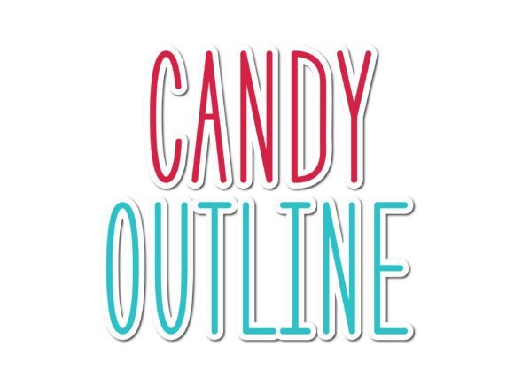 Candy Outline Font - Featured Image