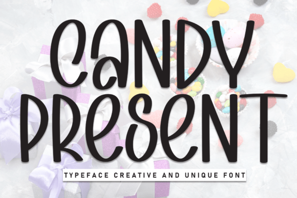 Candy Present Font - Featured Image
