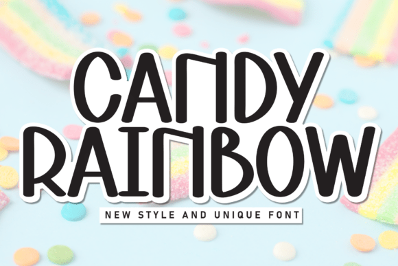 Candy Rainbow Font - Featured Image