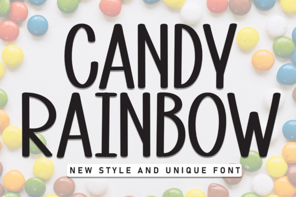 Candy Rainbow Font - Featured Image