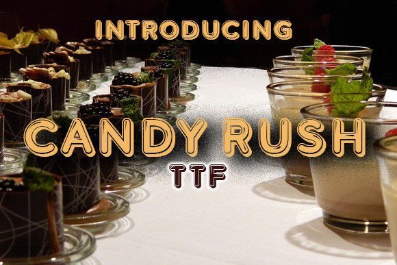 Candy Rush Font - Featured Image