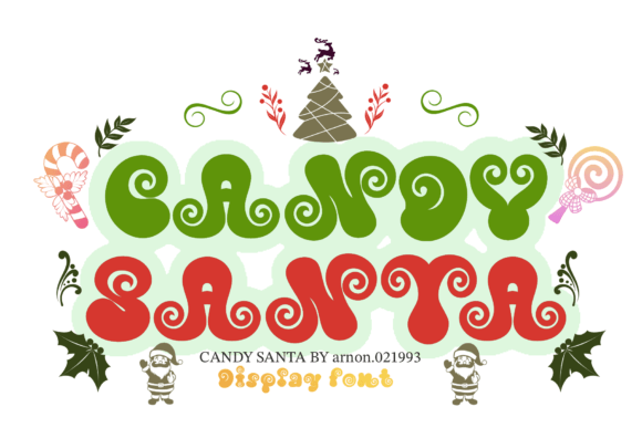 Candy Santa Font - Featured Image