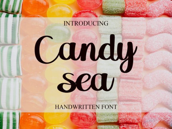 Candy Sea Font - Featured Image