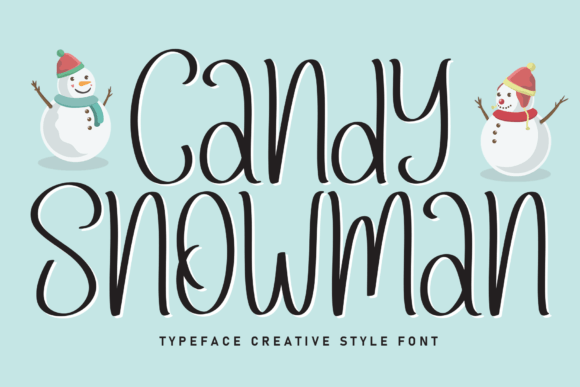 Candy Snowman Font - Featured Image