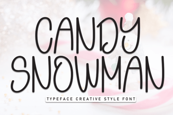 Candy Snowman Font - Featured Image