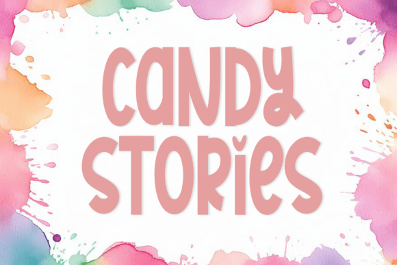Candy Stories Font - Featured Image