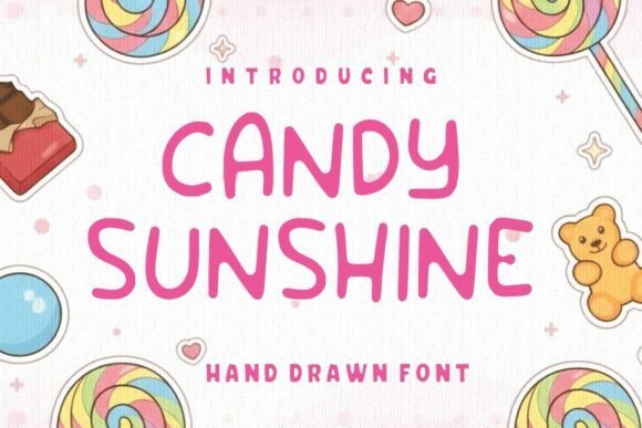 Candy Sunshine Font - Featured Image