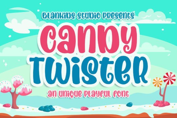 Candy Twister Font - Featured Image