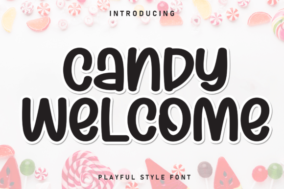 Candy Welcome Font - Featured Image