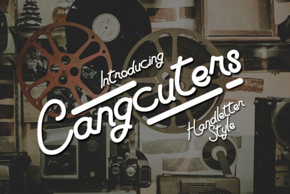Cangcuters Font - Featured Image