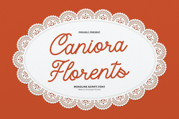 Caniora Florents Font - Featured Image
