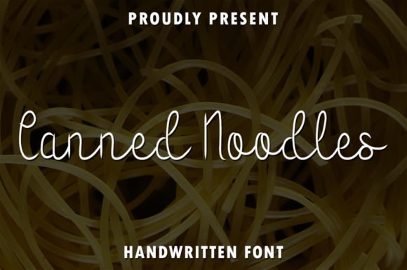 Canned Noodles Font - Featured Image