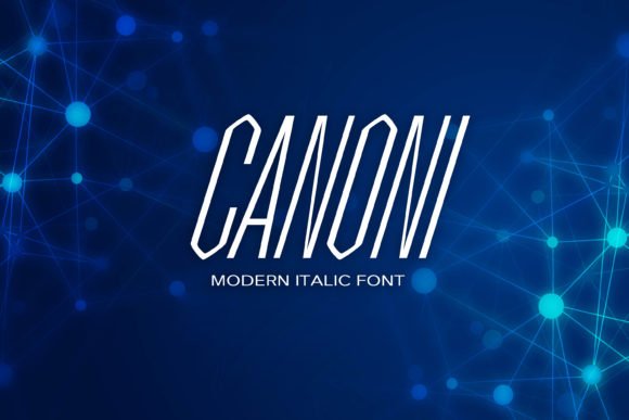 Canoni Font - Featured Image