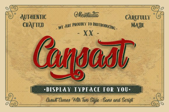Cansast Font - Featured Image