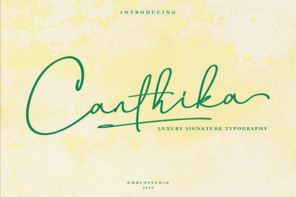 Canthika Font - Featured Image