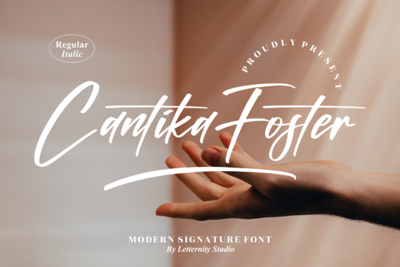Cantika Foster Font - Featured Image