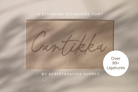 Cantikka Font - Featured Image