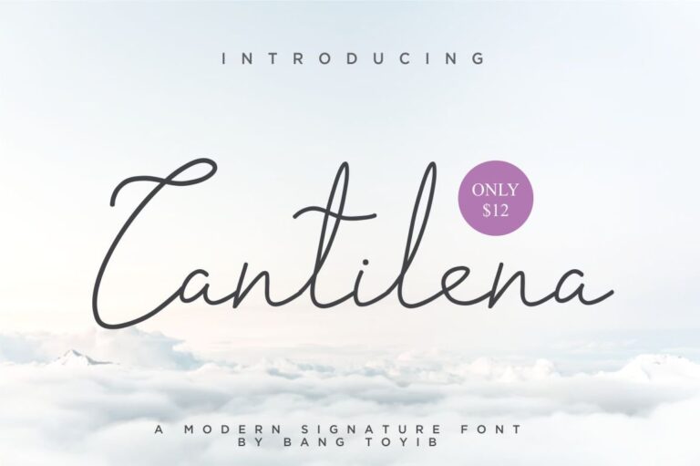 Cantilena Font - Featured Image
