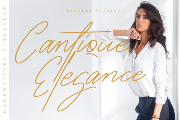 Cantique Elegance Font - Featured Image