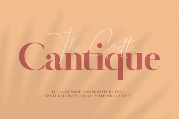 Cantique Font - Featured Image