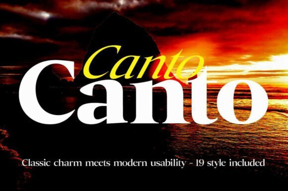 Canto Font - Featured Image