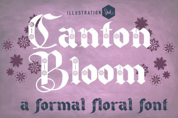 Canton Bloom Family Font - Featured Image