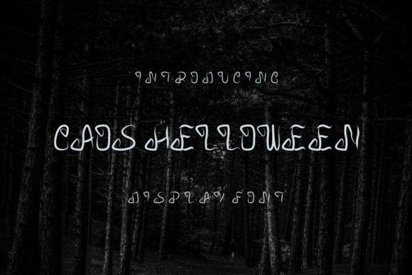 Caos Helloween Font - Featured Image