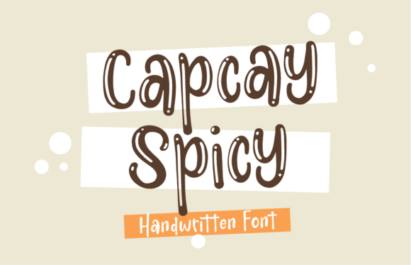 Capcay Spicy Font - Featured Image