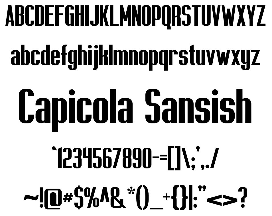 Capicola Sansish Font - Featured Image