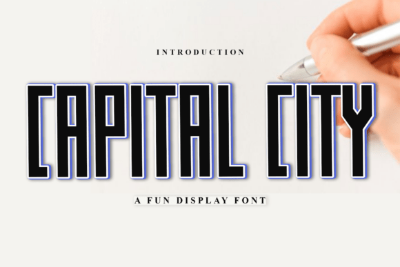 Capital City Font - Featured Image