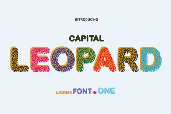 Capital Leopard Font - Featured Image