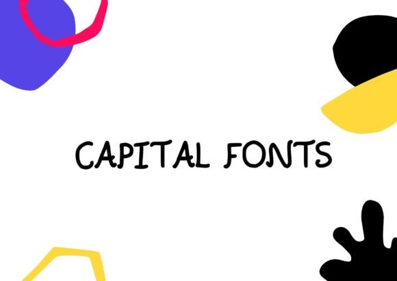 Capital Style Font - Featured Image
