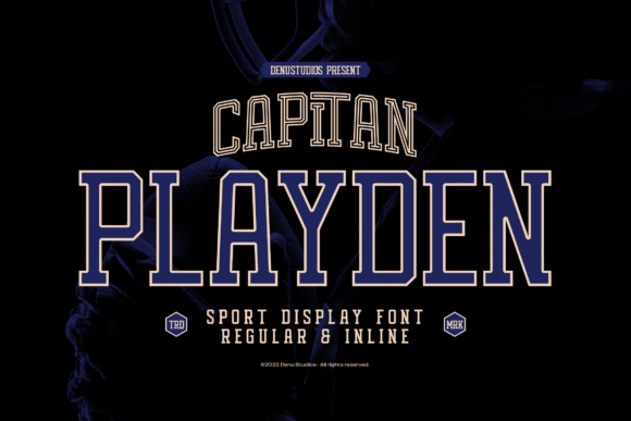 Capitan Playden Font - Featured Image