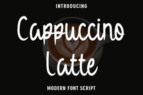 Cappuccino Latte Font - Featured Image