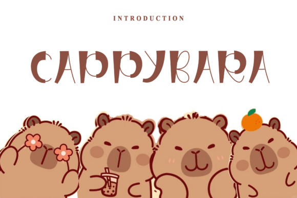 Cappybara Font - Featured Image