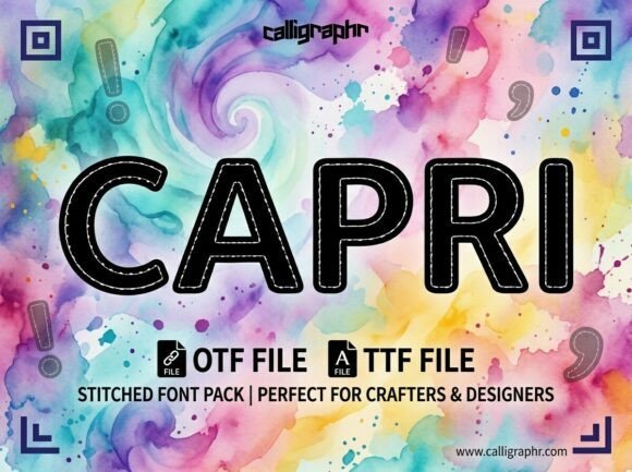 Capri Font - Featured Image