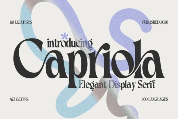 Capriola Font - Featured Image