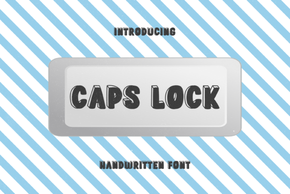 Caps Lock Font - Featured Image