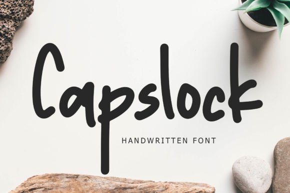 Capslock Font - Featured Image