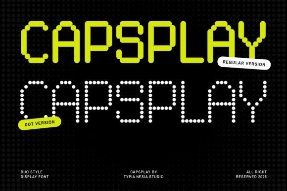 Capsplay Font - Featured Image