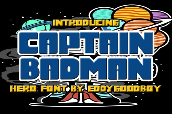 Captain Badman Font - Featured Image