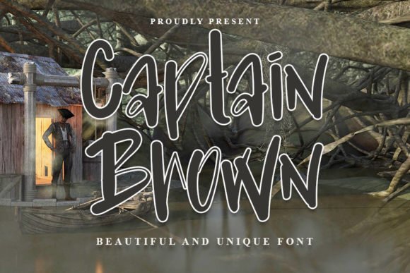 Captain Brown Font - Featured Image