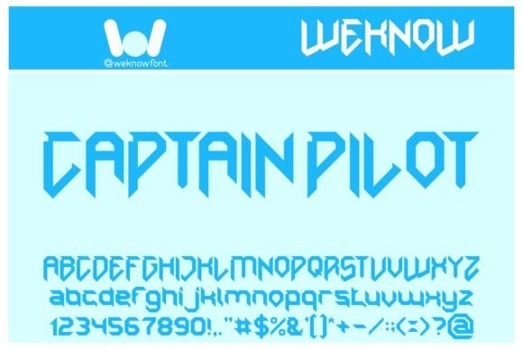Captain Pilot Font - Featured Image