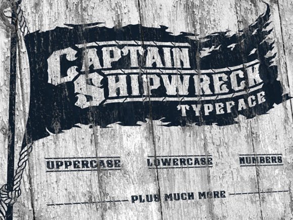 Captain Shipwreck Font - Featured Image
