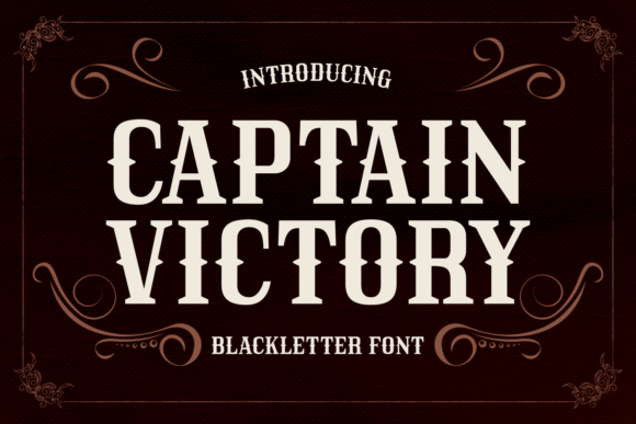 Captain Victory Font - Featured Image