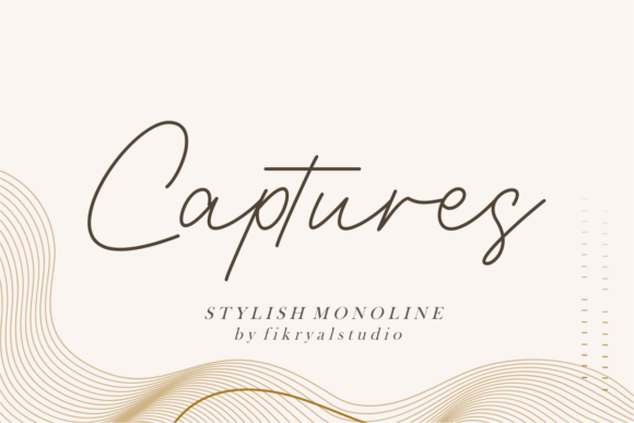 Captures Font - Featured Image