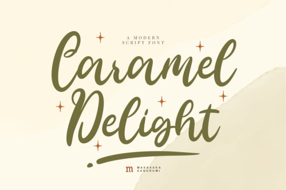 Caramel Delight Font - Featured Image